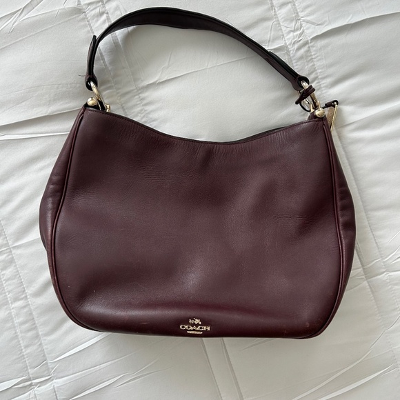 2014 Plum Coach Hobo Bag - Picture 1 of 6
